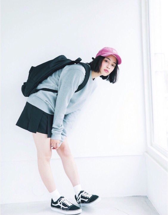 棒球帽穿搭　夏天